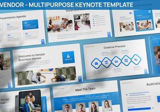 供应商采购商项目合作keynote模板 - 顶尖PPT