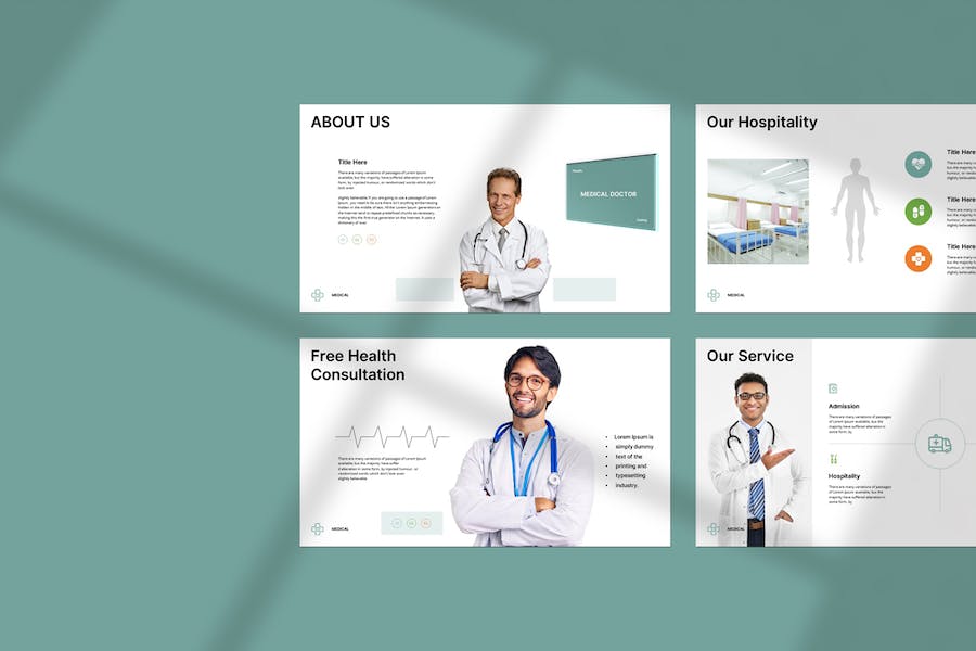 医疗咨询服务介绍宣传PPT模板 - 顶尖PPT
