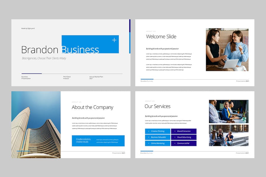 商务企业项目推介融资路演Keynote模板 - 顶尖PPT