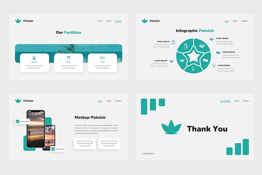 旅游目的地推介攻略方案Keynote模板 - 顶尖PPT