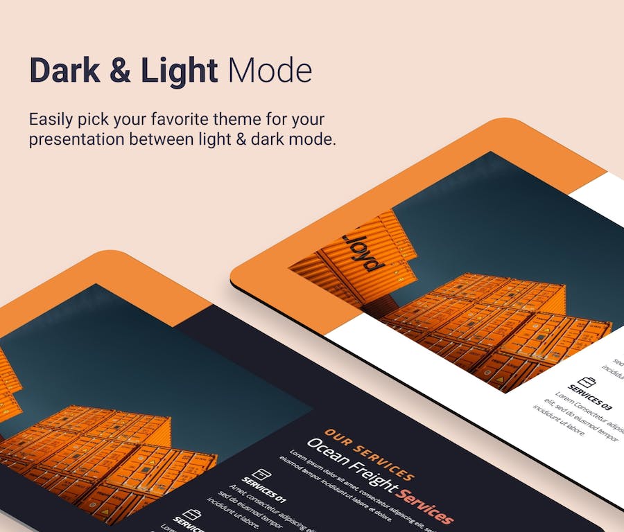 物流运输主题创意展示PPT模板 - 顶尖PPT