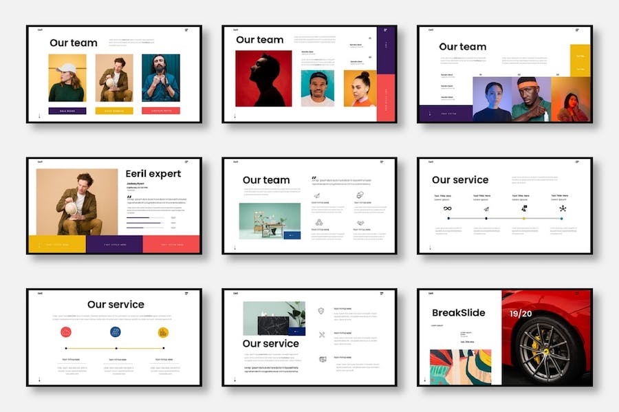 欧美商务风格keynote模板 - 顶尖PPT