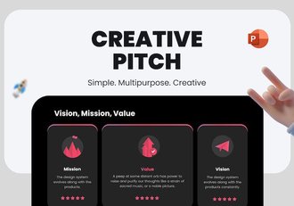 黑色系极简工作计划总结PPT模板 - 顶尖PPT