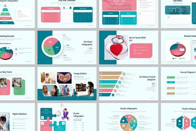 医疗健康疾病预防keynote模板 - 顶尖PPT