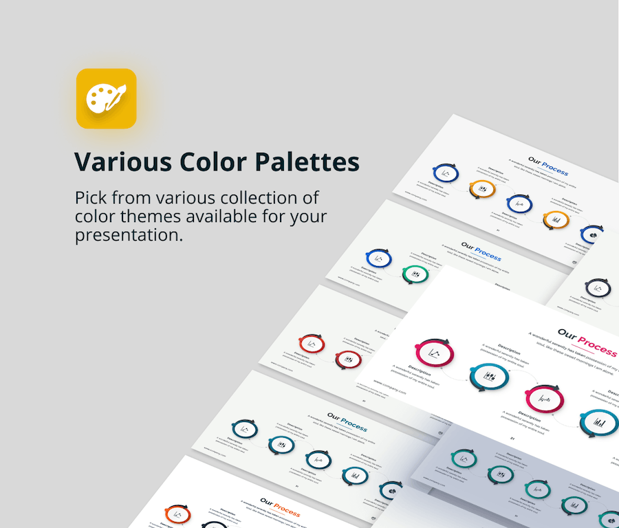 公司作品集展示PPT模板 - 顶尖PPT