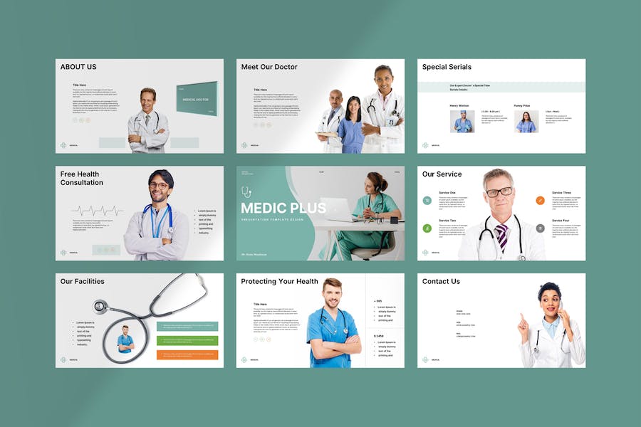 医疗咨询服务介绍宣传PPT模板 - 顶尖PPT