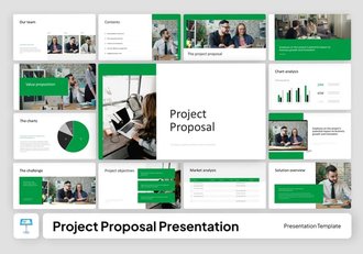 商务项目提案推介合作讲述展示方案Keynote模板 - 顶尖PPT