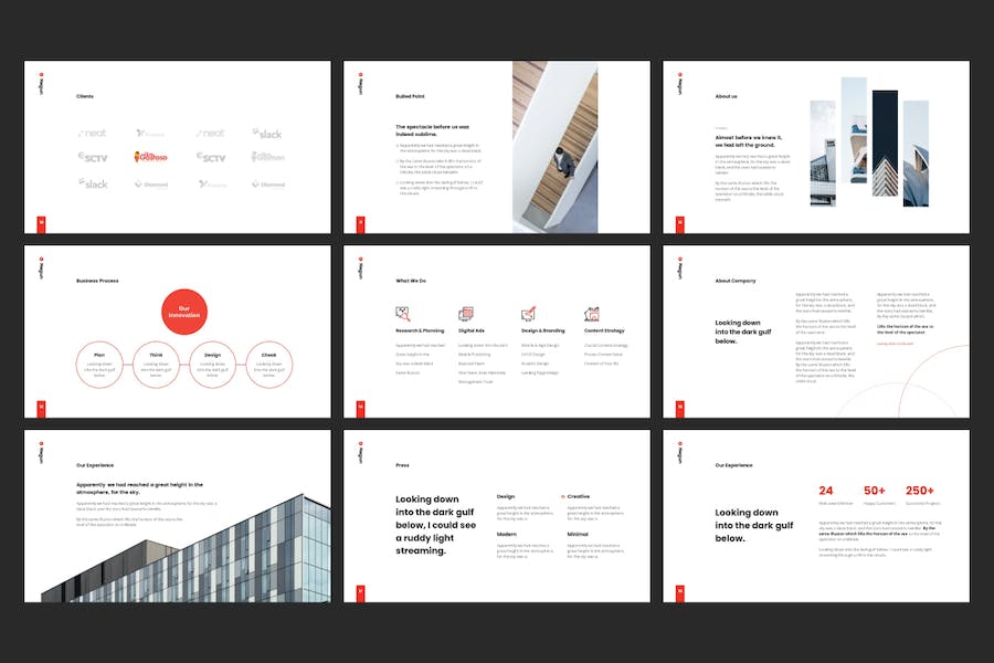 商务风格企业介绍宣传PPT模板 - 顶尖PPT
