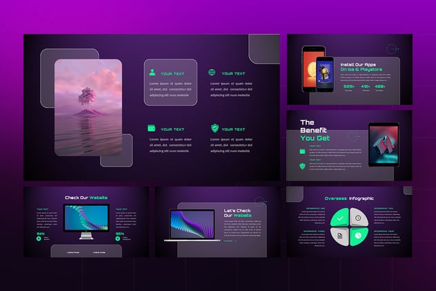 海外NFT市场Powerpoint模板 - 顶尖PPT