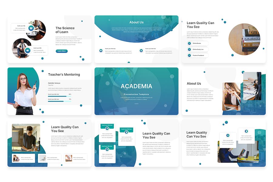 学术研究教育培训方案PPT模板 - 顶尖PPT