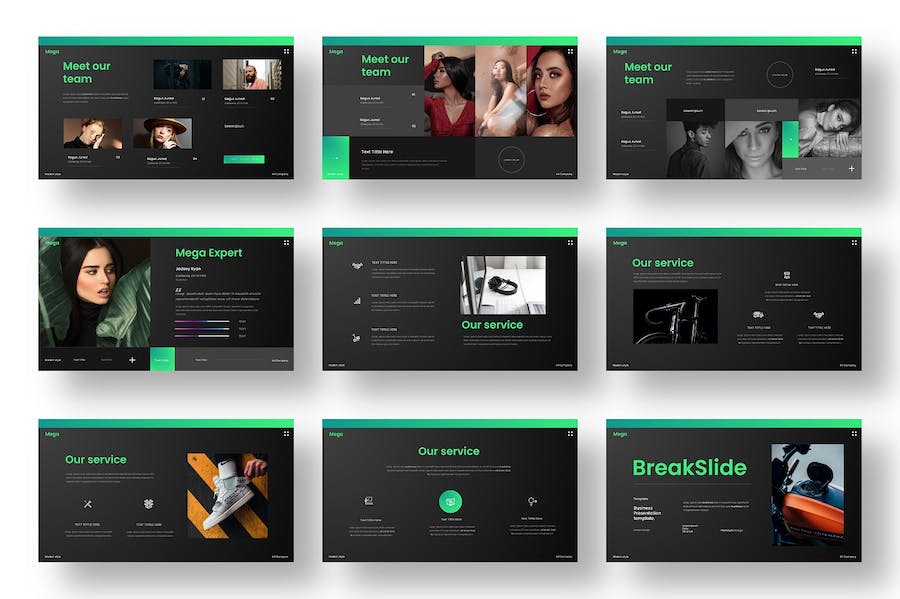 巨型企业宣传介绍PPT模板 - 顶尖PPT