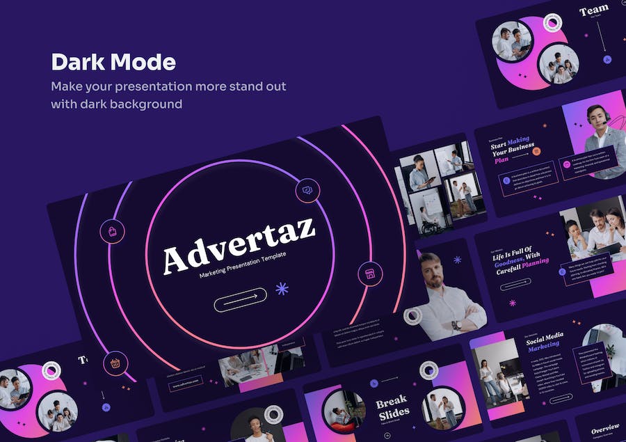 广告营销推广策略方案展示PPT模板 - 顶尖PPT