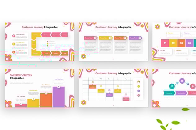客户旅程信息图形keynote模板 - 顶尖PPT