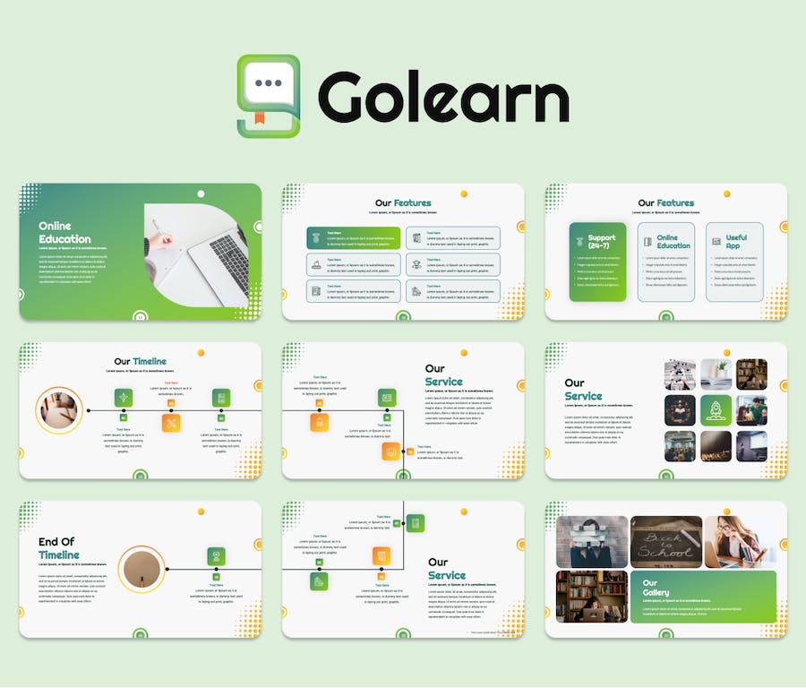 教育机构课程介绍学术讲座PPT模板 - 顶尖PPT