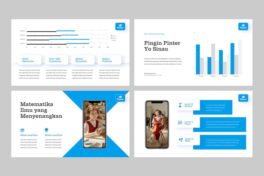 教育培训教学课程展示Keynote模板 - 顶尖PPT