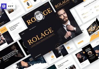 手表产品品牌介绍展示keynote演示模板 - 顶尖PPT