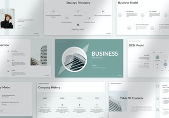 商务业务战略规划分析PPT模板 - 顶尖PPT