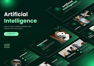 人工智能AI主题PPT模板 - 顶尖PPT
