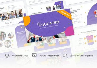 课程介绍教学教育内容呈现PPT模板 - 顶尖PPT