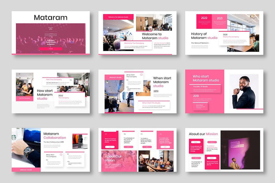 欧式风格业务合作产品展示keynote模板 - 顶尖PPT