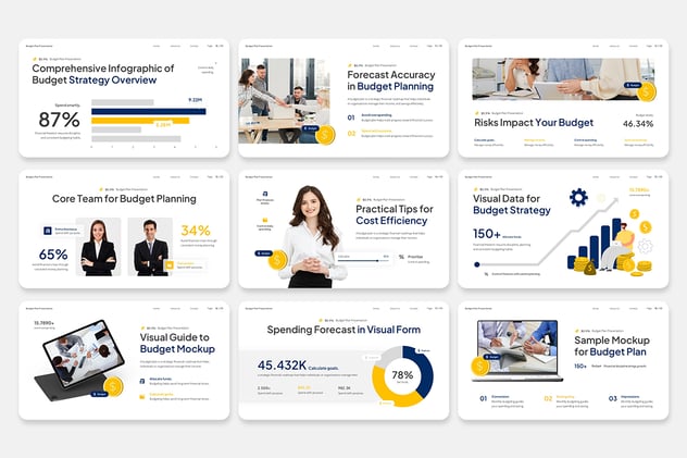 项目资金分配与预算计划编制PPT模板 - 顶尖PPT