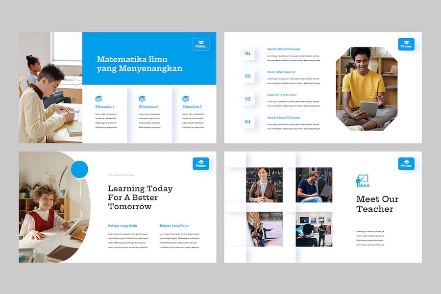 教育培训教学课程展示Keynote模板 - 顶尖PPT