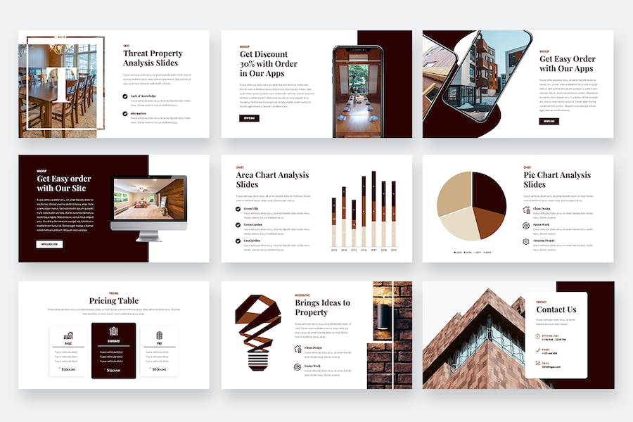 房地产介绍展示PPT模板 - 顶尖PPT