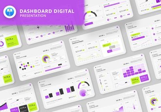 KPI业绩指标监测系统Keynote模板 - 顶尖PPT