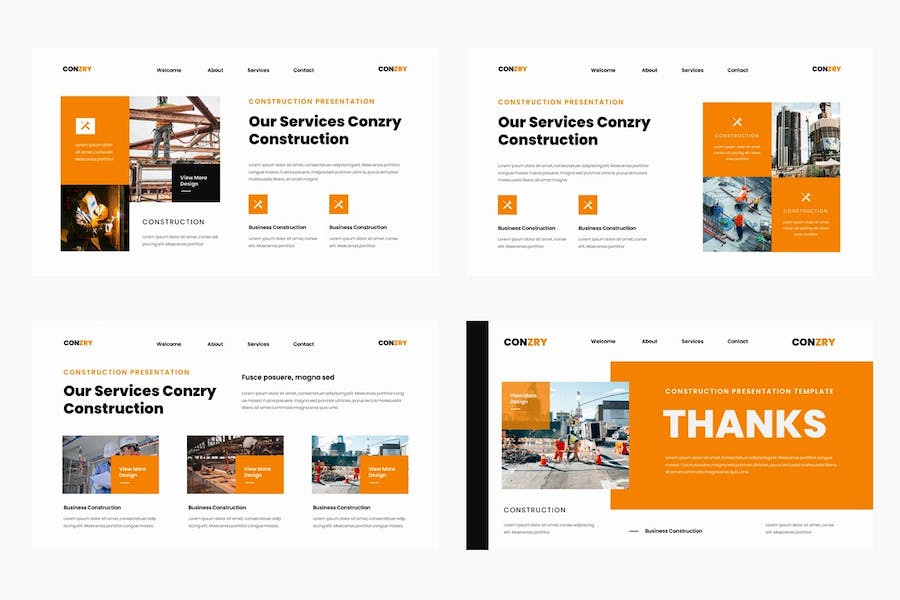 建筑施工项目管理推进展示PPT模板 - 顶尖PPT