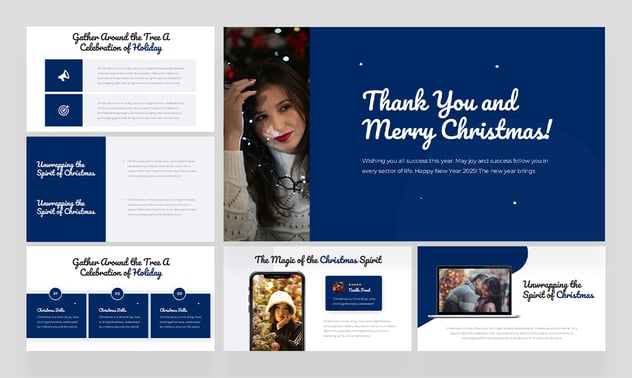 圣诞节快乐国外keynote模板 - 顶尖PPT