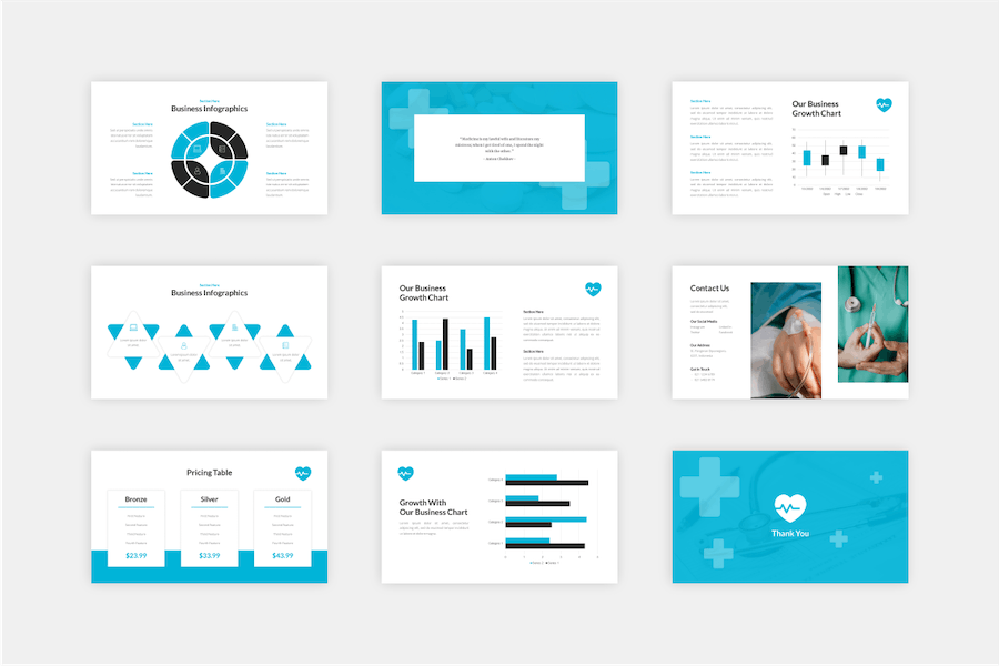 医疗健康讲述展示方案Keynote模板 - 顶尖PPT