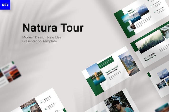 大自然旅游观光keynote模板 - 顶尖PPT