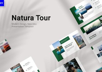 大自然旅游观光keynote模板 - 顶尖PPT