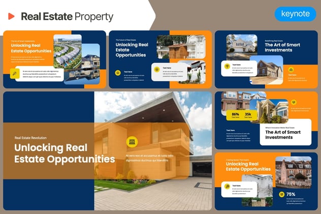 房地产物业keynote模板 - 顶尖PPT