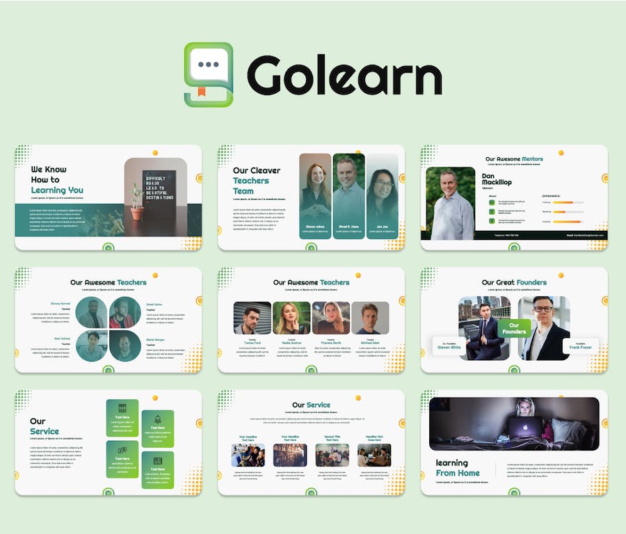 教育机构课程介绍学术讲座PPT模板 - 顶尖PPT