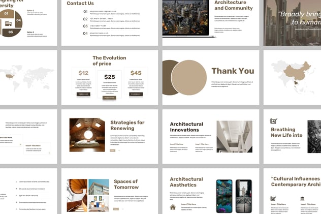 房地产开发建筑keynote模板 - 顶尖PPT