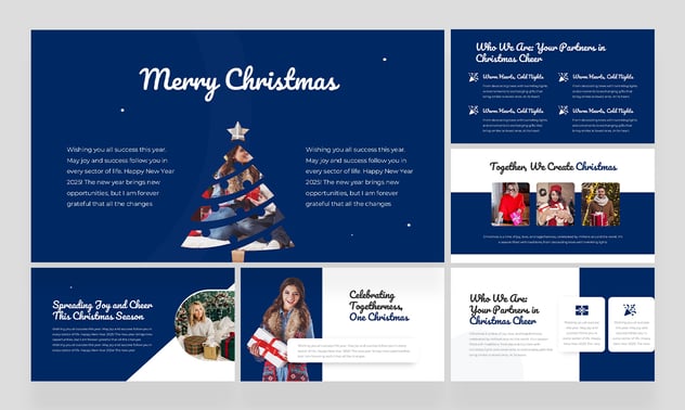 圣诞节快乐国外keynote模板 - 顶尖PPT