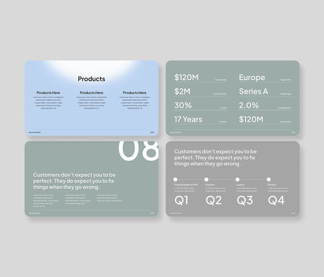 区域投球甲板PowerPoint模板 - 顶尖PPT