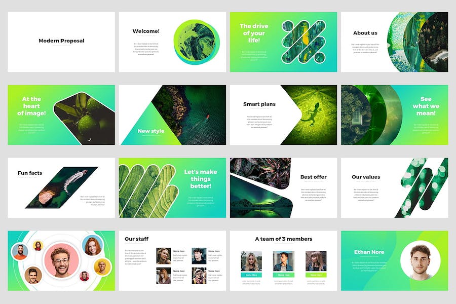 创意大气建议书商业计划项目合作多用途PPT模板 - 顶尖PPT