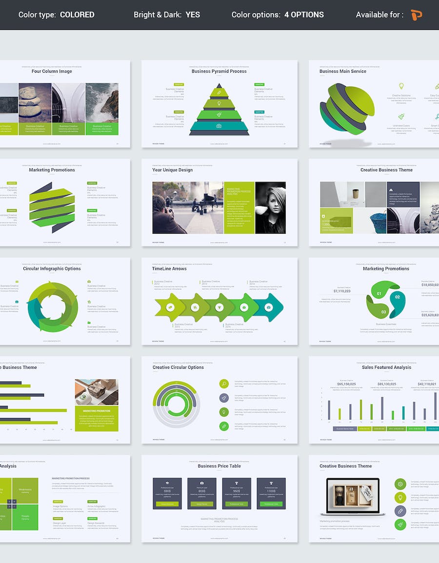 创意商业计划企业合作多用途PPT模板 - 顶尖PPT
