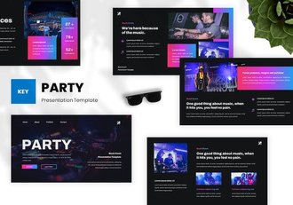 音乐演唱会活动策划执行Keynote模板 - 顶尖PPT