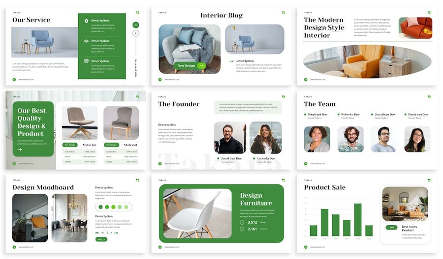 家装室内设计装修PPT模板 - 顶尖PPT