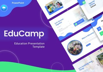 国外儿童教育培训训练营国外keynote模板 - 顶尖PPT