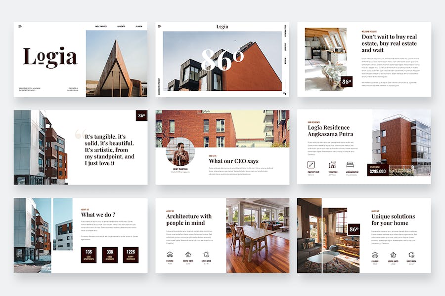 房地产介绍展示PPT模板 - 顶尖PPT