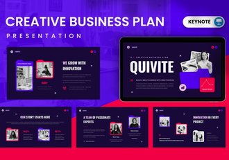 创意商业计划主题keynote模板 - 顶尖PPT