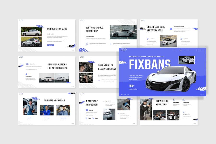 汽车产品介绍宣传PPT模板 - 顶尖PPT