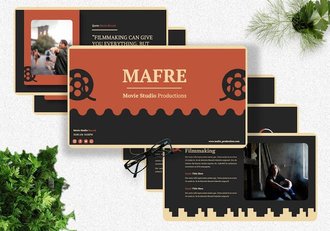 电影制作生产流程技术方案PPT模板 - 顶尖PPT