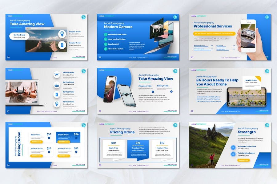 摄影公司宣传介绍PPT模板 - 顶尖PPT