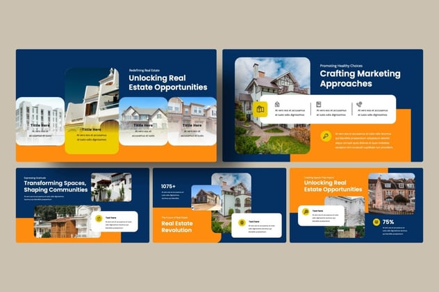 房地产物业keynote模板 - 顶尖PPT