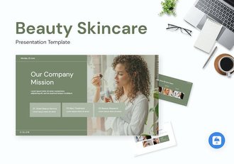 美容护肤品产品推广宣传Keynote模板 - 顶尖PPT